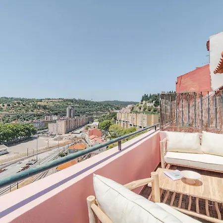 アパート Casa Boma - Unique With Private Balcony And Panoramic Bridge View - Alcantara Iv